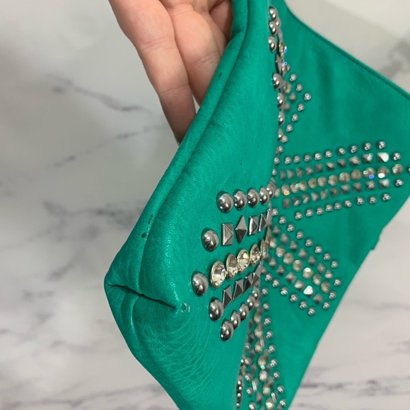 Rhinestone Embellished Crossbody Handbag - Picture 4 of 4